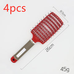 Hairbrush Anti Klit Brushy Haarborstel Women Detangler Hair Brush Bristle Nylon Scalp Massage Teaser Hair Brush Comb