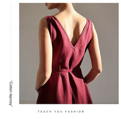 Elegant Sleeveless Casual SpringSummer Dress