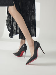 Pointed-toe Sheepskin Spring Women's Pumps