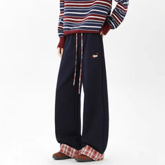 Retro Rolled-up Sports Sweatpants For Women