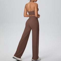 Women's Two-Piece Sports Running Fitness Outfit Set