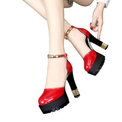 Popular Summer Fish-mouth High-heeled Womens Fashionable Strap Sandals
