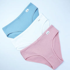 European And American-style Threaded Pure Cotton Women's Underwear