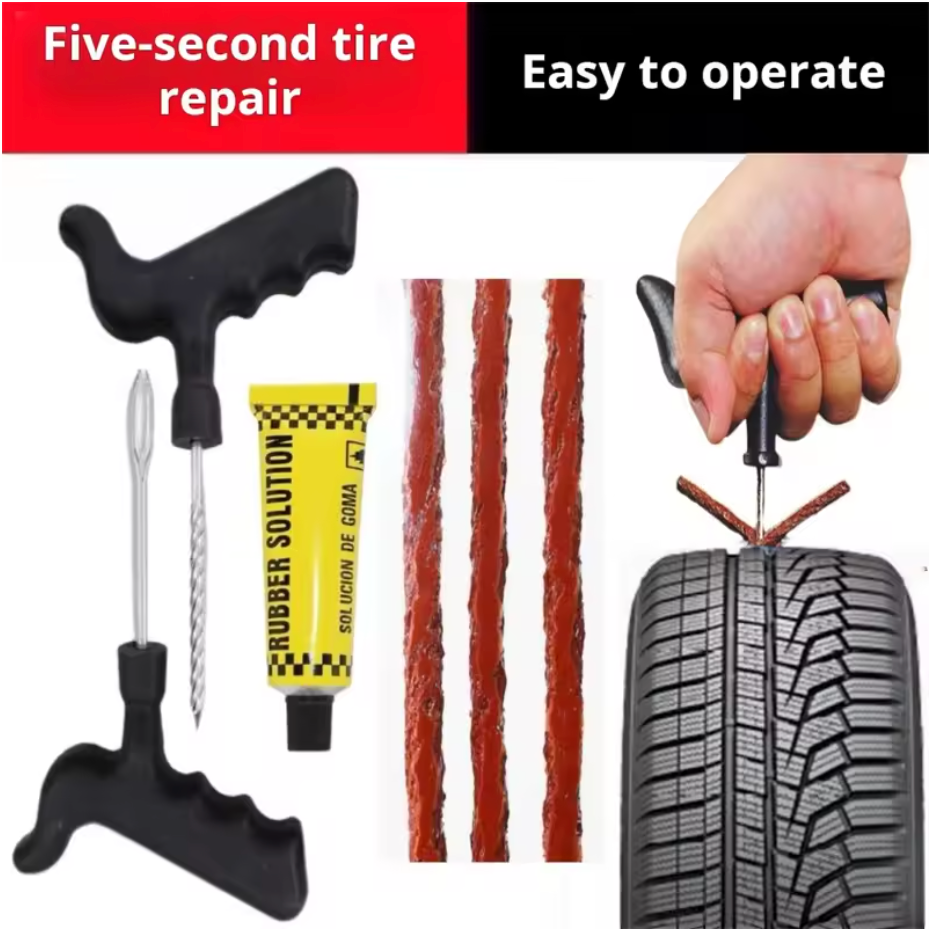 Tire repair rubber strip complete set of tire repair tools vacuum tire special quick tire repair motorcycle electric car vacuum