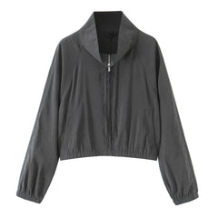 Loose-fitting Hoodie Jacket And Wide-leg Pants Two-piece Set