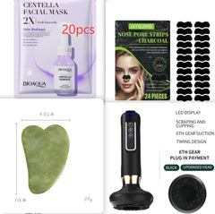 Electric Vacuum Cupping Massager For Body Anti-Cellulite Suction Cup Gua Sha Massage Body Cups Guasha Fat Burning Slimming Jars