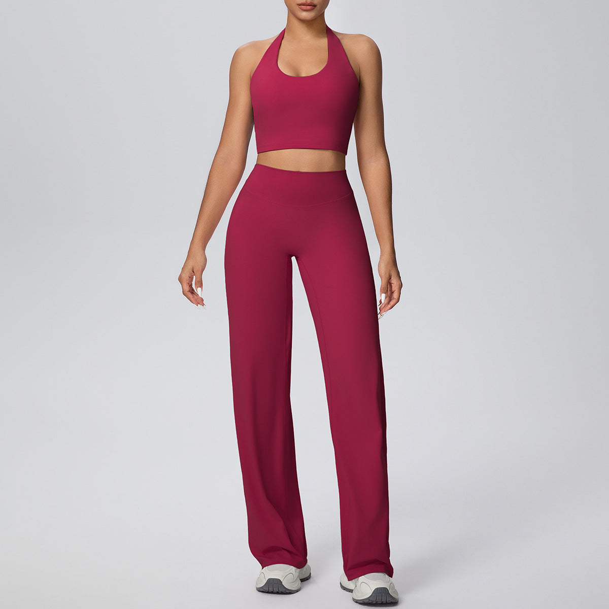 Women's Two-Piece Sports Running Fitness Outfit Set