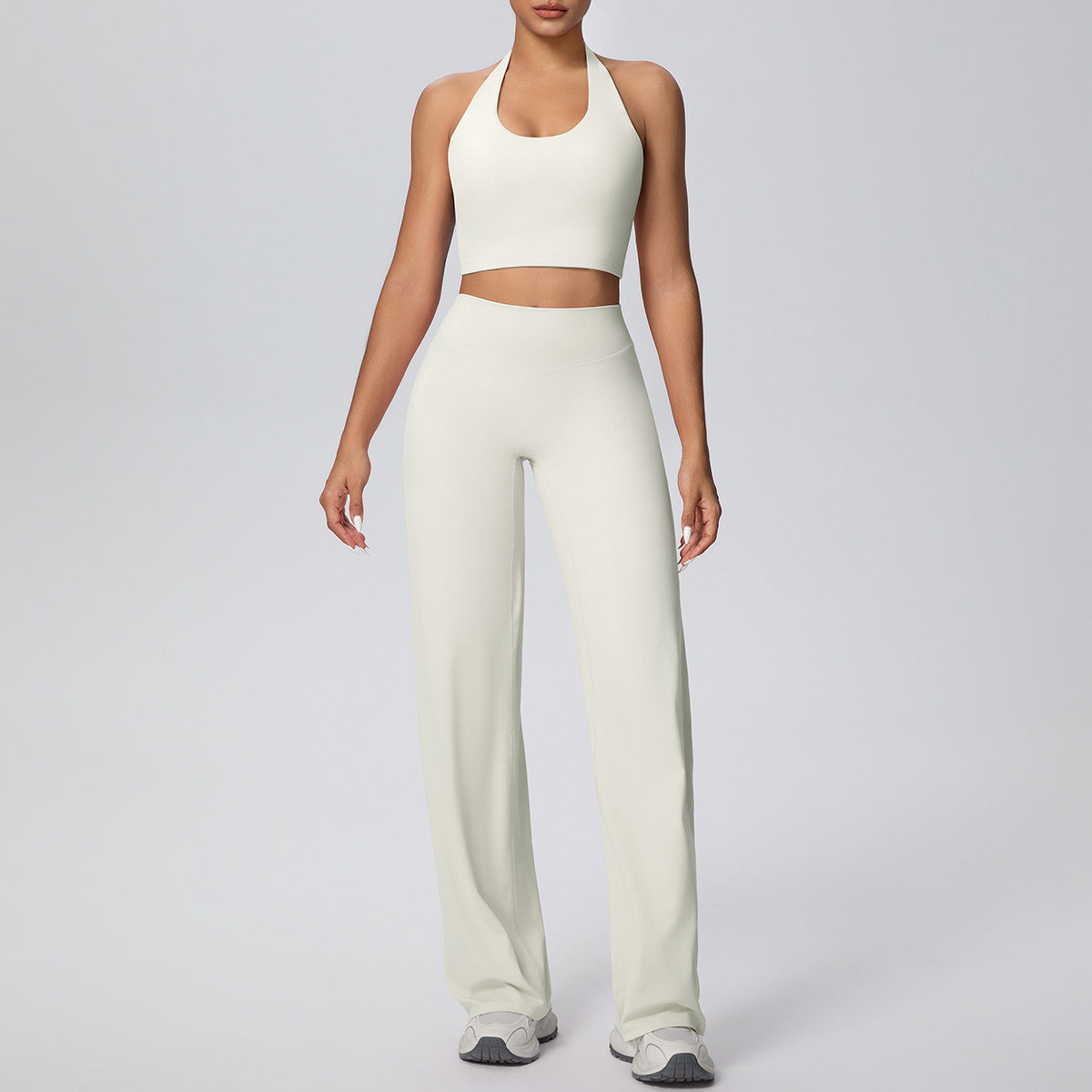 Women's Two-Piece Sports Running Fitness Outfit Set