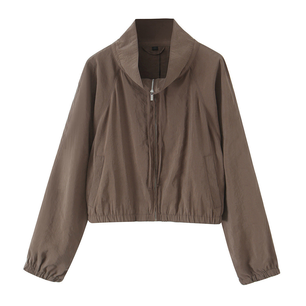 Loose-fitting Hoodie Jacket And Wide-leg Pants Two-piece Set