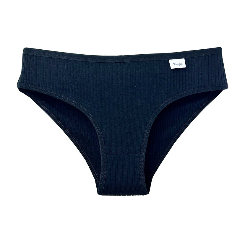 European And American-style Threaded Pure Cotton Women's Underwear