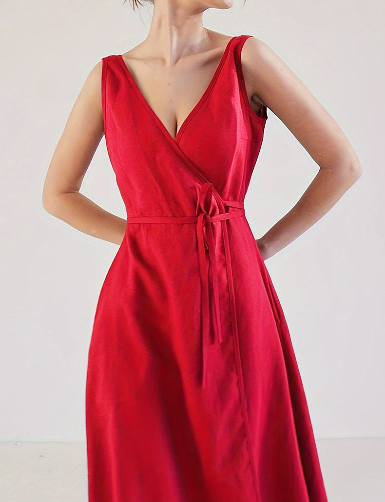 Elegant Sleeveless Casual SpringSummer Dress