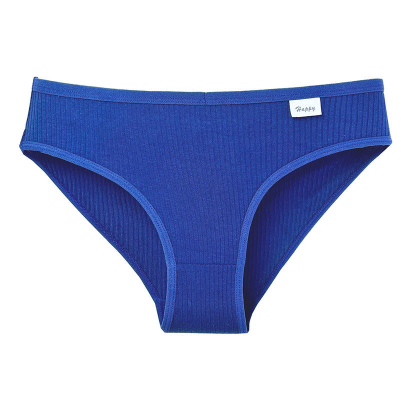 European And American-style Threaded Pure Cotton Women's Underwear