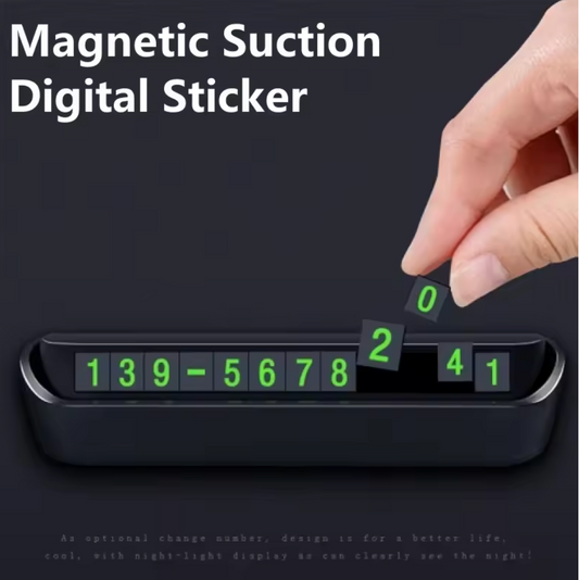 Car Styling Phone Number Card Plate