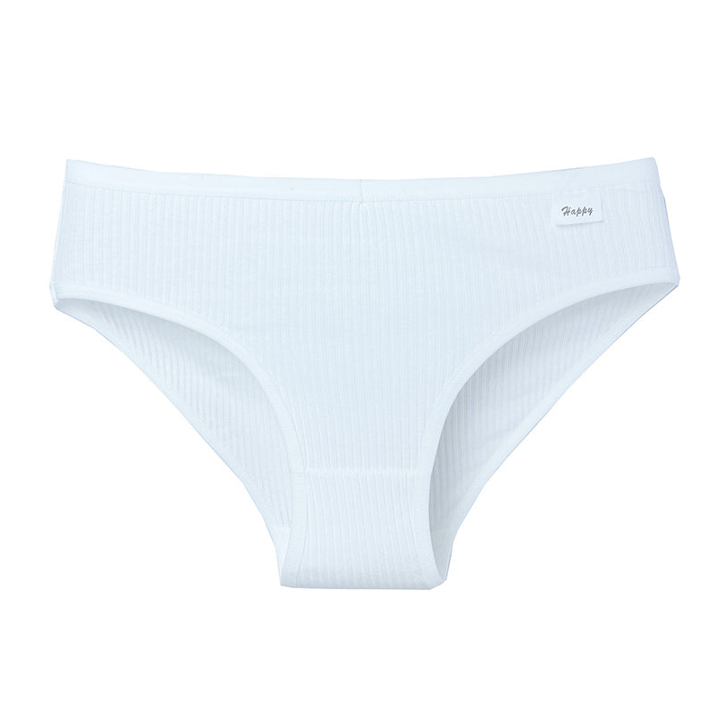 European And American-style Threaded Pure Cotton Women's Underwear