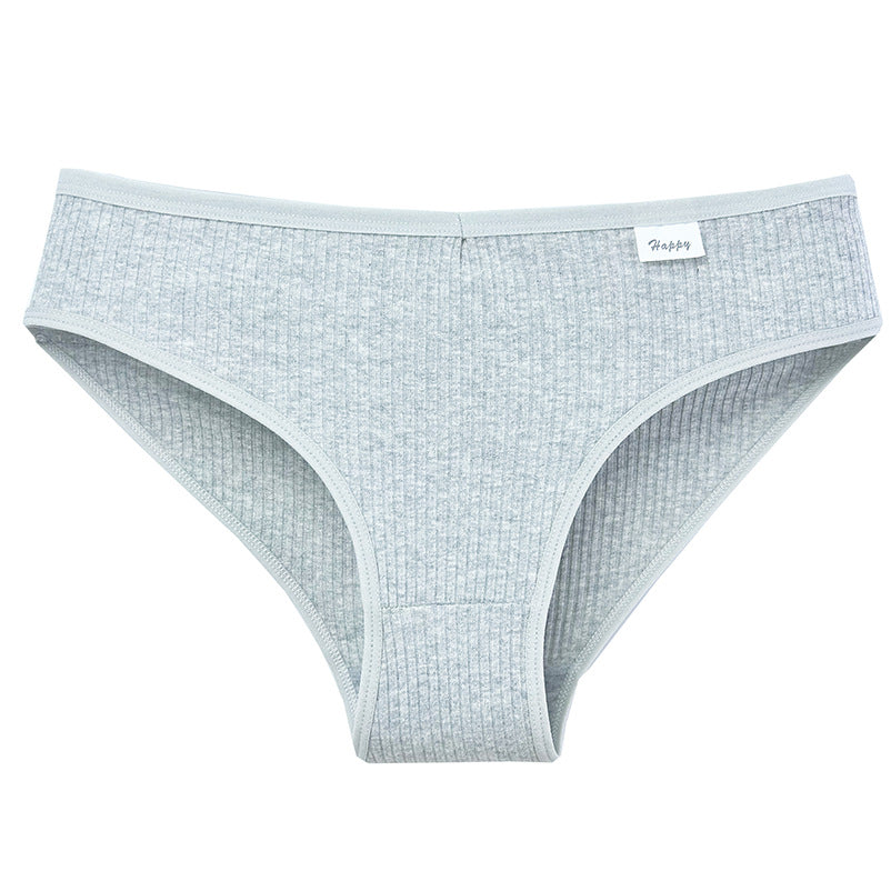 European And American-style Threaded Pure Cotton Women's Underwear